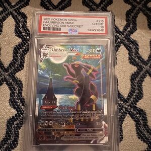 PSA 10 Pokemon Umbreon VMAX “Moonbreon” Sealed Graded READ DESCRIPTION!! $4150